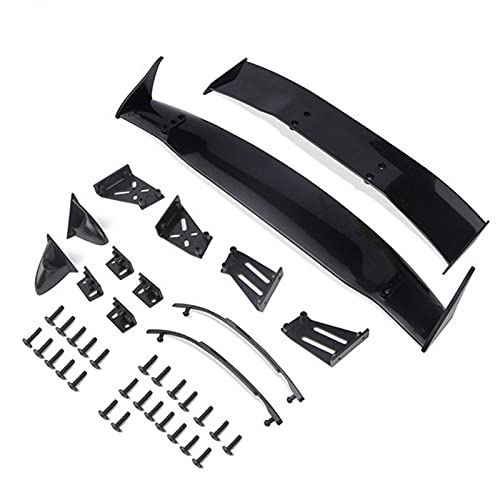 for 1/10 RC Racing Drift Car Rear Wings Drift Road Body Spoiler Wing Universal Parts Accessories - (Color: Clear)