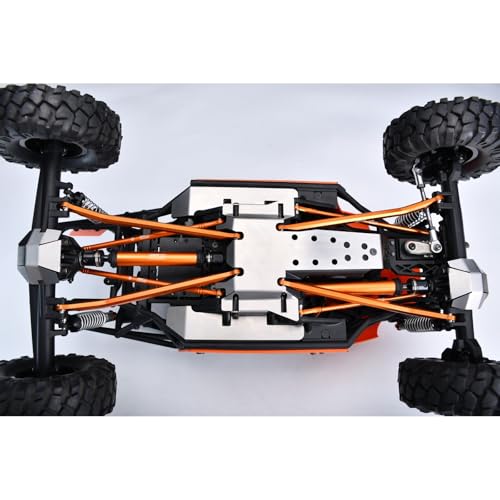 Aluminum 7075-T6 Alloy High-Clearance Lower Link Bar Set for Vanquish 1:10 H10 Optic Kit/Yokohama RTR/Sparco RTR Rock Crawler Upgrades - Blue