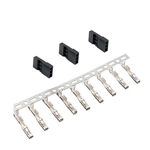 50PCS DIY Servo Extension Cable JR/Futaba Connector Male/Female Plug with 2.54 Terminal for RC Robot Airplane Car Servo ESC (Mix x50 Ordinary) - style: MIX x50 Ordinary
