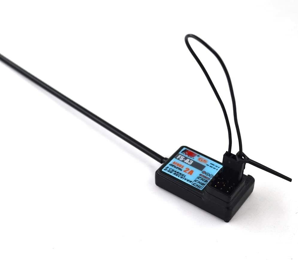 Flysky FS-A3 Waterproof Receiver RX 3 Channel 2.4G AFHDS2A Compatible with GT2E GT2F GT2G iT3B iT3C Flysky RC Transmitter