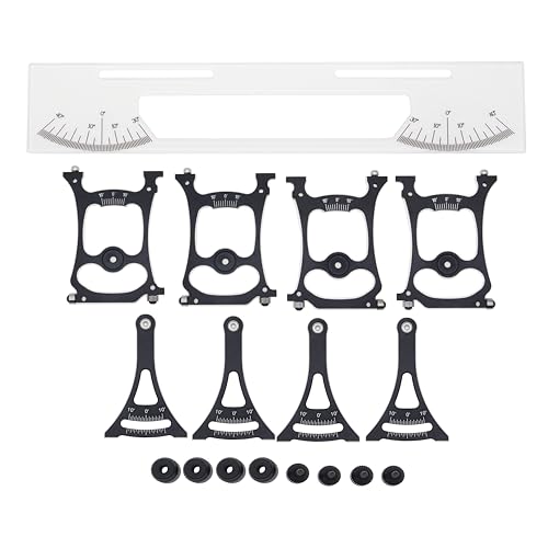 RC Car Setup Station Compatible with 1/10 Touring Model Cars | for 1/10 On-Road Car,Chassis Alignment and Camber Gauge Tool Set,Suspension Tuning Kit