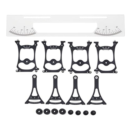 RC Car Setup Station Compatible with 1/10 Touring Model Cars | for 1/10 On-Road Car,Chassis Alignment and Camber Gauge Tool Set,Suspension Tuning Kit