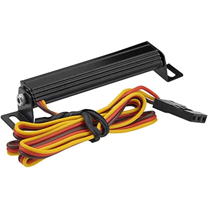 ShareGoo RC LED Light Bar Multi-Mode Roof Lamp Compatible with Axial SCX24 Bronco C10 JLU Gladiator Deadbolt 1/24 RC Crawler (12Leds) - color: 12led