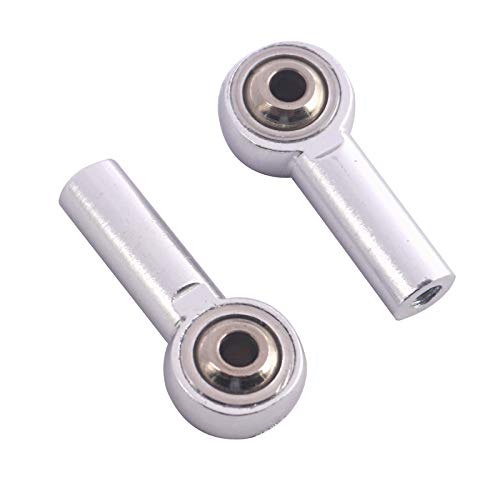 10Pack Vgoohobby Aluminum M3 Link Rod Tie Rod End Ball Head Joint Holder Compatible with Axial Redcat HSP Traxxas HPI 1/10 RC Car Truck DIY Robot Boat Airplane (26mm)