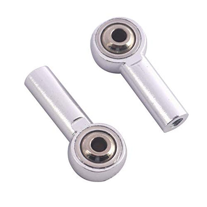 10Pack Vgoohobby Aluminum M3 Link Rod Tie Rod End Ball Head Joint Holder Compatible with Axial Redcat HSP Traxxas HPI 1/10 RC Car Truck DIY Robot Boat Airplane (26mm)