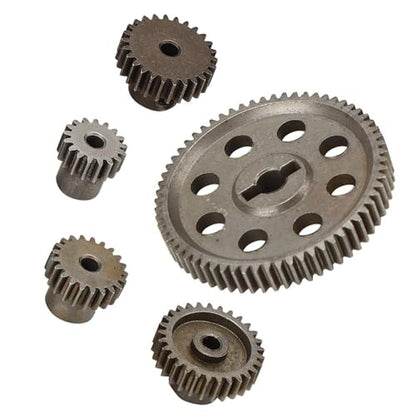 Acouto Tt02 Differential Main Metal Spur Gear Metal Rc Reifen 1/10 Differential Main Metal Spur Gear 64T 17T 21T 26T Gear Rc Part for 1/10 Truck 94111