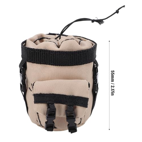 RC Car Luggage Bag 1/8 1/10 Simulation Polyester Easy Using Miniature Decoration RC Luggage Backpack (1) - color: Cream White