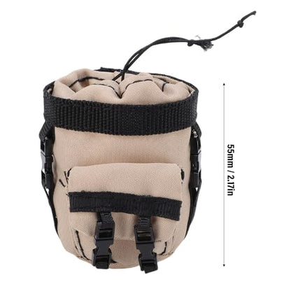 RC Car Luggage Bag 1/8 1/10 Simulation Polyester Easy Using Miniature Decoration RC Luggage Backpack (1) - color: Cream White