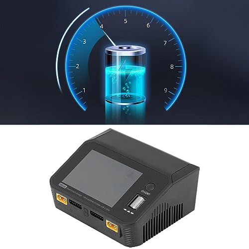 AC DC Balance Charger M6D Dual Channel Battery Charger for RC Car Battery