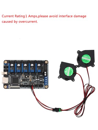 5Pcs 3D Printer Mainboard Y Splitter 1 to 2 Extension Connector Wires Cooling Fan XH2.54 Terminal Connector Cables