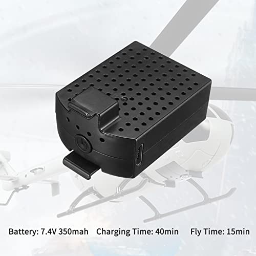 GoolRC 3PCS 7.4V 350mAh Battery for C186 Pro RC Drone Helicopter 3 Batteries
