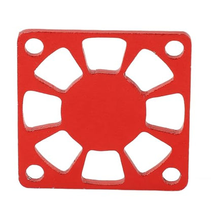 RC Cooling Fan Cover 1.18in Wide Aluminium Alloy Light Sturdy Cool RC ESC Cooling Fan Cover for Replacement (Red)