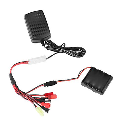 Delta Peak Detection NiMH/NiCd Battery Charger 3.6V-10.8V Airsoft Batteries, RC Car, RC Truck, Air Gun,RC Airplanes, for Standard/Mini Tamiya, JST, T Plug, JR FUTABA...