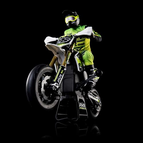 Losi Promoto-SM 1/4 Super Moto Motorcycle FXR White RTR with Battery and Charger LOS-2310