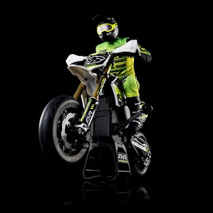 Losi Promoto-SM 1/4 Super Moto Motorcycle FXR White RTR with Battery and Charger LOS-2310