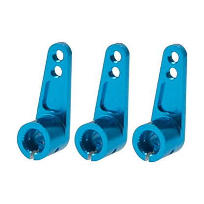 3Pcs Vgoohobby Metal 25T Servo Horn 25-Teeth Steering Arms for Standard Servo Motors Compatible with Traxxas Axial Tamiya HSP Redcat 1/8 1/10 RC Crawler Drift Racing Car