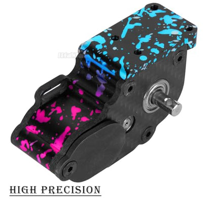 Aluminum LCG Transmission Gearbox Upgrades Part for 1/10 SCX10 SCX10 II 90046 RC Crawler Car,BRCatWPark RC Low Center of Gravity highperformance Transmission Gearbox,Colour