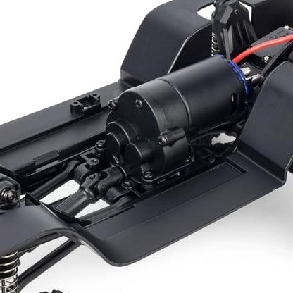 150mm TRX4M Wheelbase Assembled Frame Chassis Front Rear Axles Gearbox for 1/18 RC Crawler Bronco Defender Upgrade Part