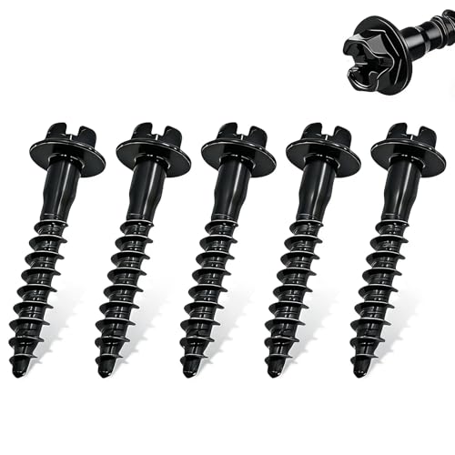 5PCS Air Box Screw, Air Filter Housing Retaining Bolts, Steel Rust Resistant Fastener, Engine Air Cleaner Cover Fastener Repair Accessories for Chrysler Ram Chevrolet Jeep Dodge 6509605AA