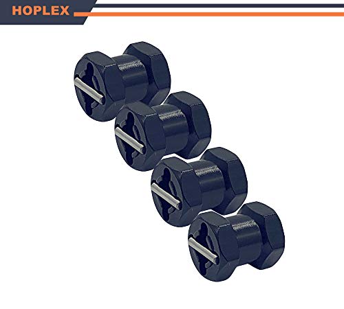 Aluminum 12mm Wheel Hex Hub with 15mm Offset Extension for SCX10 | Hex Drive Adaptor for 1/10 RC Crawler Axial SCX10 SCX10 II D90 Repairing and Upgrading