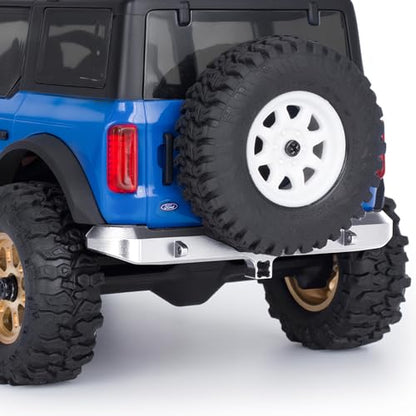 GOUPRC Aluminum Alloy RC Front & Rear Bumper for Axial SCX30 Bronco C10 1/30 RC Crawler Car Upgrade Replacement Parts - color: Sliver