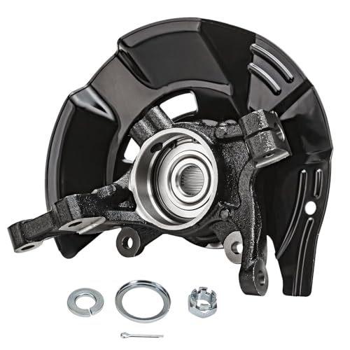 Detroit Axle - 2.4L Front 4pc Steering Knuckles Kit for 2011 Kia Optima, 2 | Steering Knuckles & Wheel Bearing Hubs 2 Outer Tie Rods Replacement - size: 4SU47760/Kit