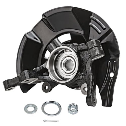 Detroit Axle - 2.4L Front 4pc Steering Knuckles Kit for 2011 Kia Optima, 2 | Steering Knuckles & Wheel Bearing Hubs 2 Outer Tie Rods Replacement - size: 4SU47760/Kit