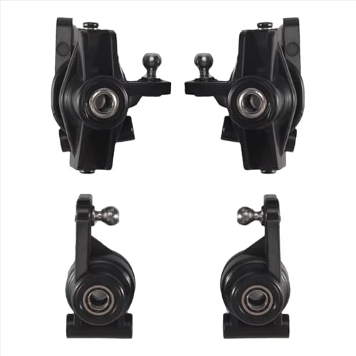 RC Steering Knuckles For Wltoys 144001 144010 124016 124017 124019 Steering Knuckle C-Hub Carrier Rear Hub Carrier Set RC Car Spare Parts