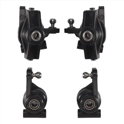 RC Steering Knuckles For Wltoys 144001 144010 124016 124017 124019 Steering Knuckle C-Hub Carrier Rear Hub Carrier Set RC Car Spare Parts