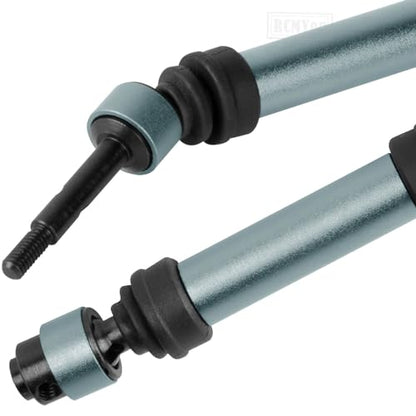 Rear Drive Shaft CVD & Front Axles Upgrades Part for 1/10 Slash 2WD/Slash VXL 2WD,Stainless Steel #45 Driveshaft with Hex,Titanium - color: Titanium - Parts