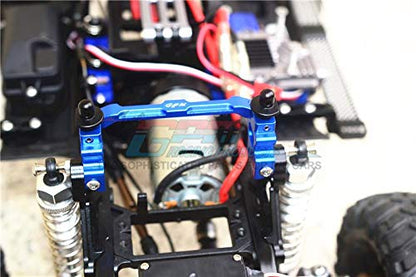 GPM For Traxxas TRX-4 Defender/Tactical Unit/Ford Upgrade Parts Aluminum Front Adjustable Body Mount & Post - 7Pc Set Gray Silver