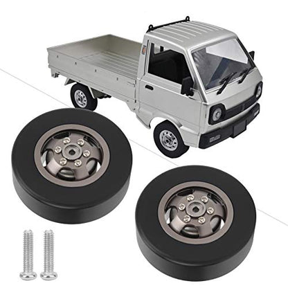 54mm Wheel Rim Tire Drift High Wear Resistance Excellent Durability RC Car Model WPL D12 1/10 RC Tires (Titanium T)