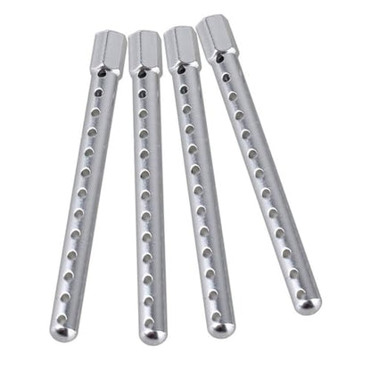 4Pieces RC 1:10 Aluminum Body Post Mounts,RC Car Shell Column Compatible with Road Racing Mo V7I2 (Silver) - color: Silver