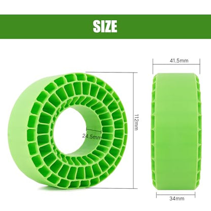 INJORA Silicone Rubber Insert for 1.9" 120-124mm × 45-48mm Tire, GN, 1908 - color: Green