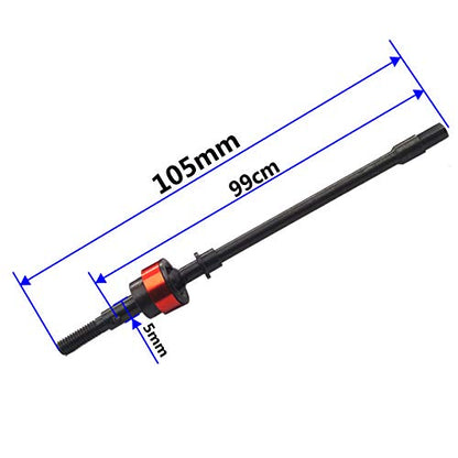 2PCS Vgoohobby Hard Steel CVD Drive Shaft Front Axle Dogbone Hop-Up Parts Compatible with Axial SCX10 1/10 RC Climbing Car Crawlers Buggy