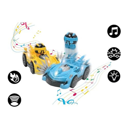Lexibook, Crosslander, RC2 | Set of 2 Cars, Removable Figures, Sound and Lighting Effects - style: RC2