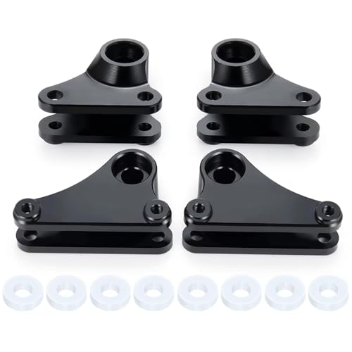 RC Cars Crawler Parts Compatible with Mini for E-Revo for VXL for Brushless 1/16 RC Crawler Car Upgrade Parts Aluminum Alloy Front Rear Shock Mount Tower Stand