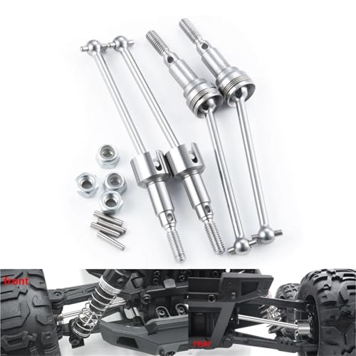 for Hbx 16889A 1/16 Rc Car Parts Accessories Front Rear Steel Drive Shaft Cvd Monster Truck Model Upgrade Parts RC Cars Models Parts