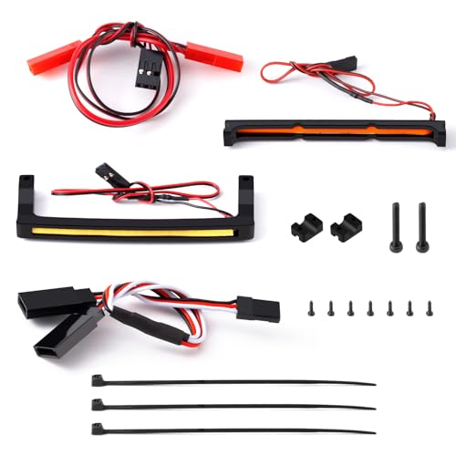 Front & Rear Light Bar for Arrma 1/14 Mojave Grom | RC Car-Headlights & Rear Taillight Upgrade Part