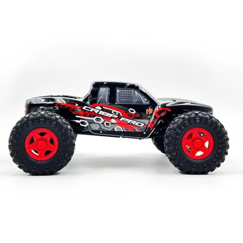 Helidirect HobbyPlus 1/18 RC Crawler - CR-18P PRO Brushless Juice Up Edition RTR w HBW Electronics, 2.4GHz 4CH TX - Remote Control Crawler, RC Rock 1/18 Full Lock 4WD Off-Road for Adults - Red