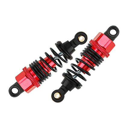 ShareGoo 4Pack Adjustable Shock Absorber Damper 68mm 102004 Compatible with HPI HSP Traxxas Losi Axial Tamiya Lightning EP 1/10 On-Road Drift Car (Red) - color: Red