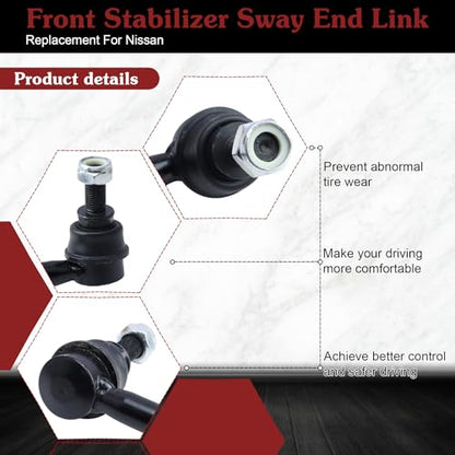 K90352 K90353 Sway Bar Link - Restore Sedan Handling | Compatible with 2002-2006 Nissan Altima 2004-2008 Maxima - color: 1*K90352 1*K90353, size: Sway Bar Link