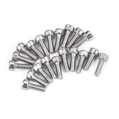 20pcs M3X6 M3 Screws for 1.9/2.2 inch Beadlock Wheels Rims 1/10 RC Crawler Car SCX10,TRX4 - size: M3 screws