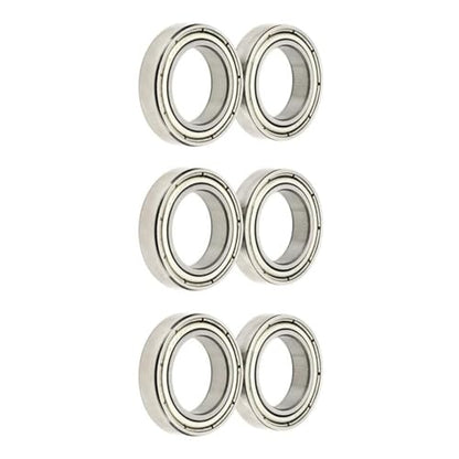 Double Rubber Seal for ZD for MX07 8763 8764 1/7 rc Car Spare Parts Accessories Modified Pieces 12Pcs Steel Ball Bearing Set