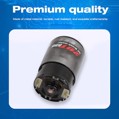 RC Brushed Motor, Low Noise High Performance 550 Motor 29T Standard for Off Road Crawler RC Car Enthusiasts Hobbyists Outdoor Adventure Racing
