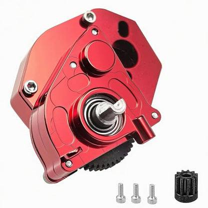 SCX24 Aluminum Transmission Case | Complete Gearbox Upgrade for 1/24 Axial RC Crawler
