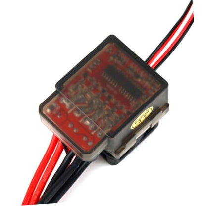Generic Rc Car Brushed Esc with 320a Waterproof Speed Controller Includes Brake Cooling Fan Easy to Install