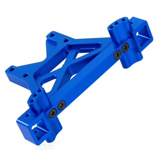 Aluminum Front Rear Shock Mounts Upgrades for 1/10 T-Maxx / E-Maxx, Navy Blue - color: Navy Blue - (Upgrades)