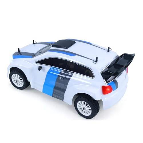 1/10 70KM/H RC Brushless 4 * 4 Rally Car Radio Control Electric Racing Car 60A ESC Triple Differentials Metal Gear Servo Hobby Grade Model for Adult