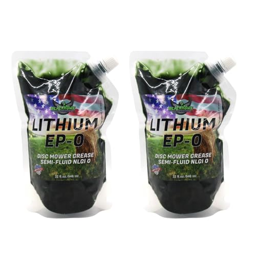 Lithium EP0 Grease, 32 oz EZ Squeeze Pouch (2pk) | Used for Disc Mowers, Gear Boxes, Auger and Mixer Drives, Cutter Bars, and more, Made in USA - size: EPO (2)